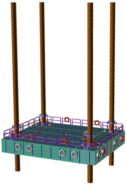 Self-Elevating Jack-Up Barge